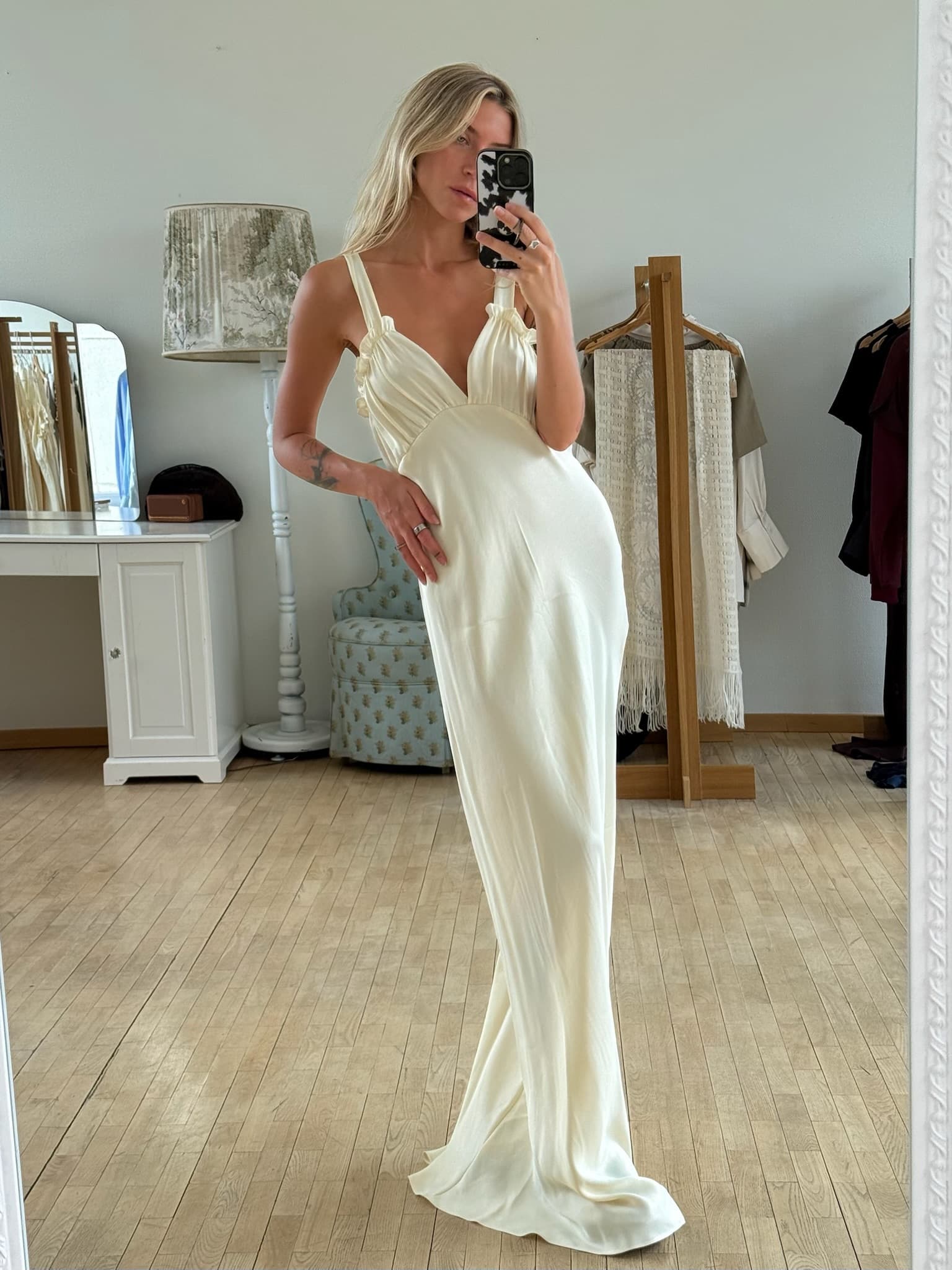 MEYA CHAMPAGNE DRESS