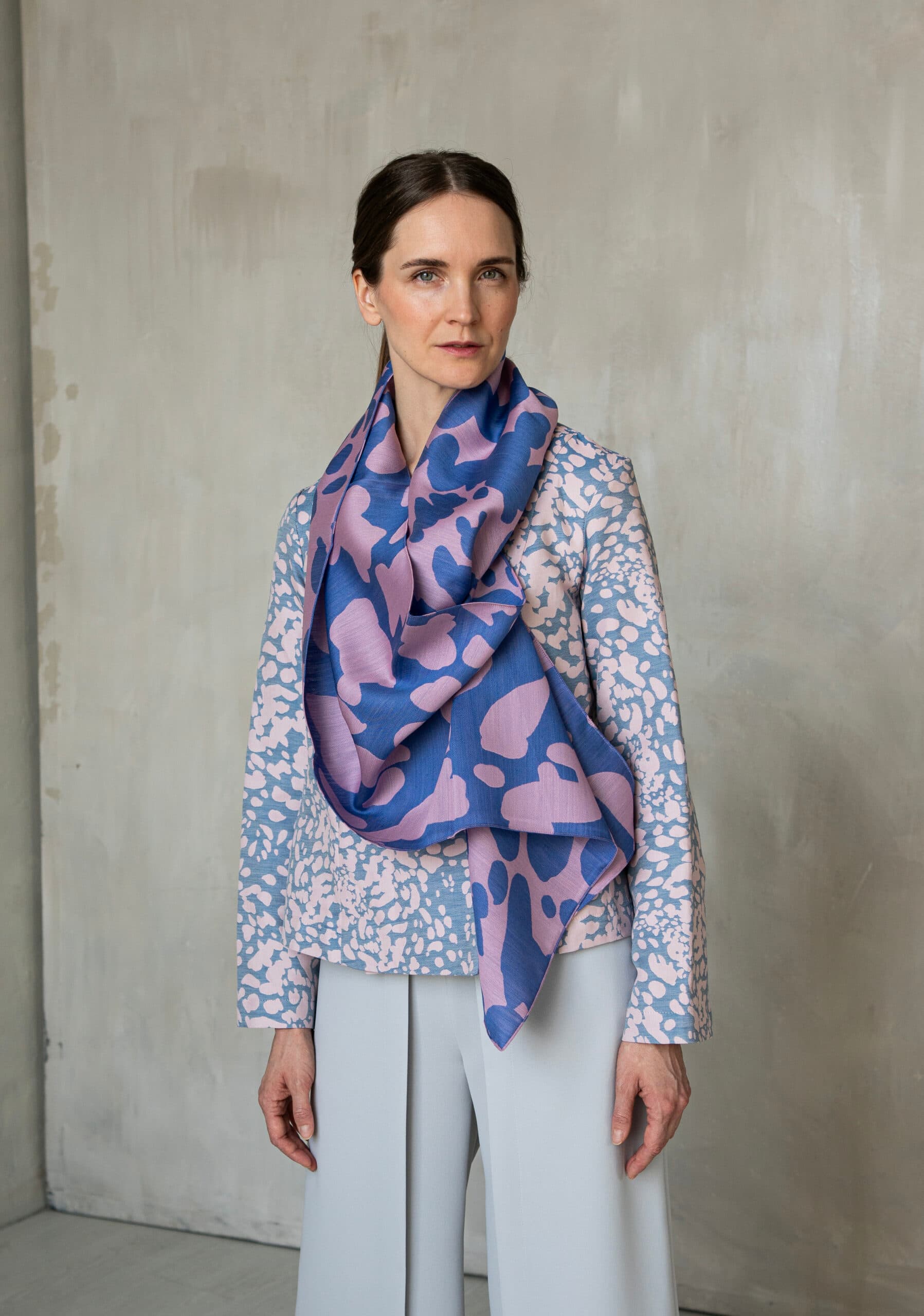 SILK/ WOOL SCARF "AFFECTION"